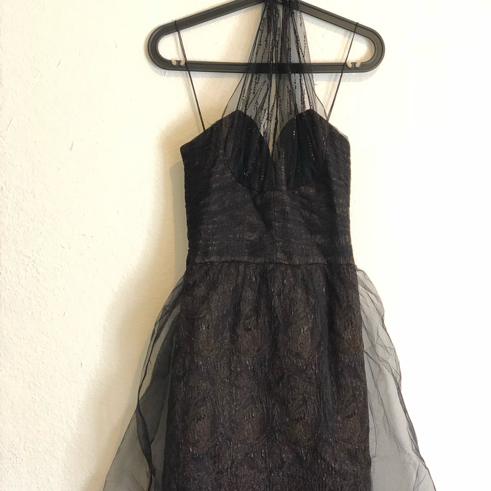 Badgley Mischka Black Dress Size 2 New With Tags